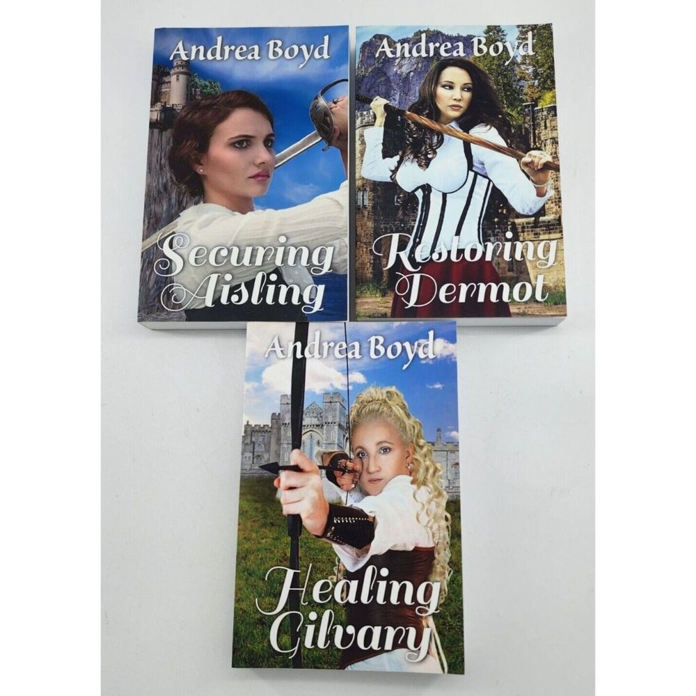 Securing Aisling (The Kingdoms‎ of Kearnley Series) by Andrea Boyd 3 Book Set